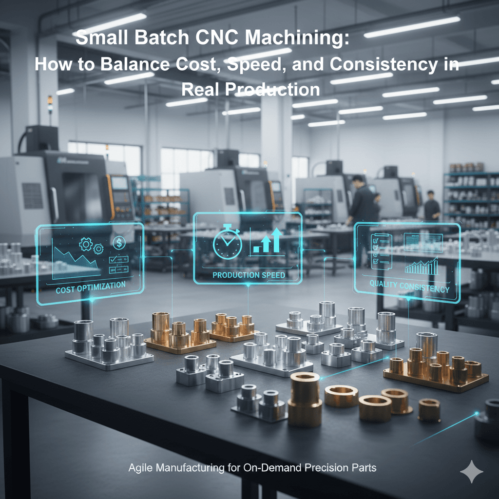 Small Batch CNC Machining: How to Balance Cost, Speed, and Consistency in Real Production
