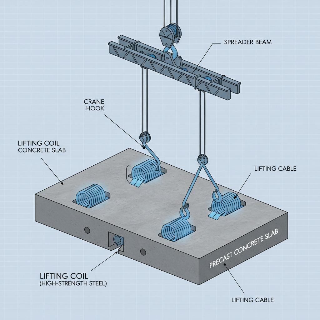 Lifting Coil System: Precast Accessories & Applications