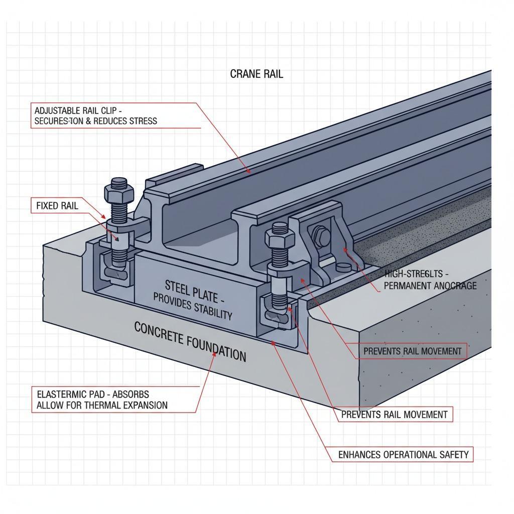 Crane Rail Fastening System: Ensuring Safety & Efficiency