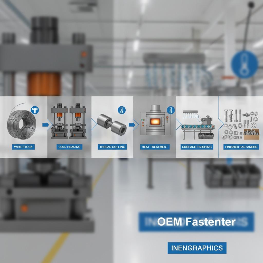 OEM Fastener Manufacturing Process Explained: What Buyers Need to Know