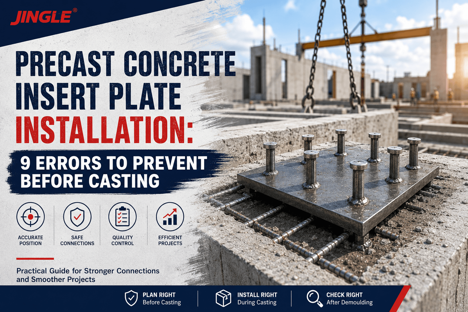 Precast Concrete Insert Plate Installation: 9 Errors to Prevent Before Casting