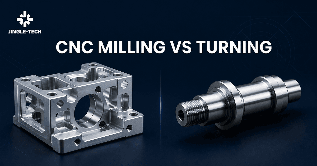 CNC Milling vs Turning: Choose the Right Process from Part Geometry and Datum Strategy