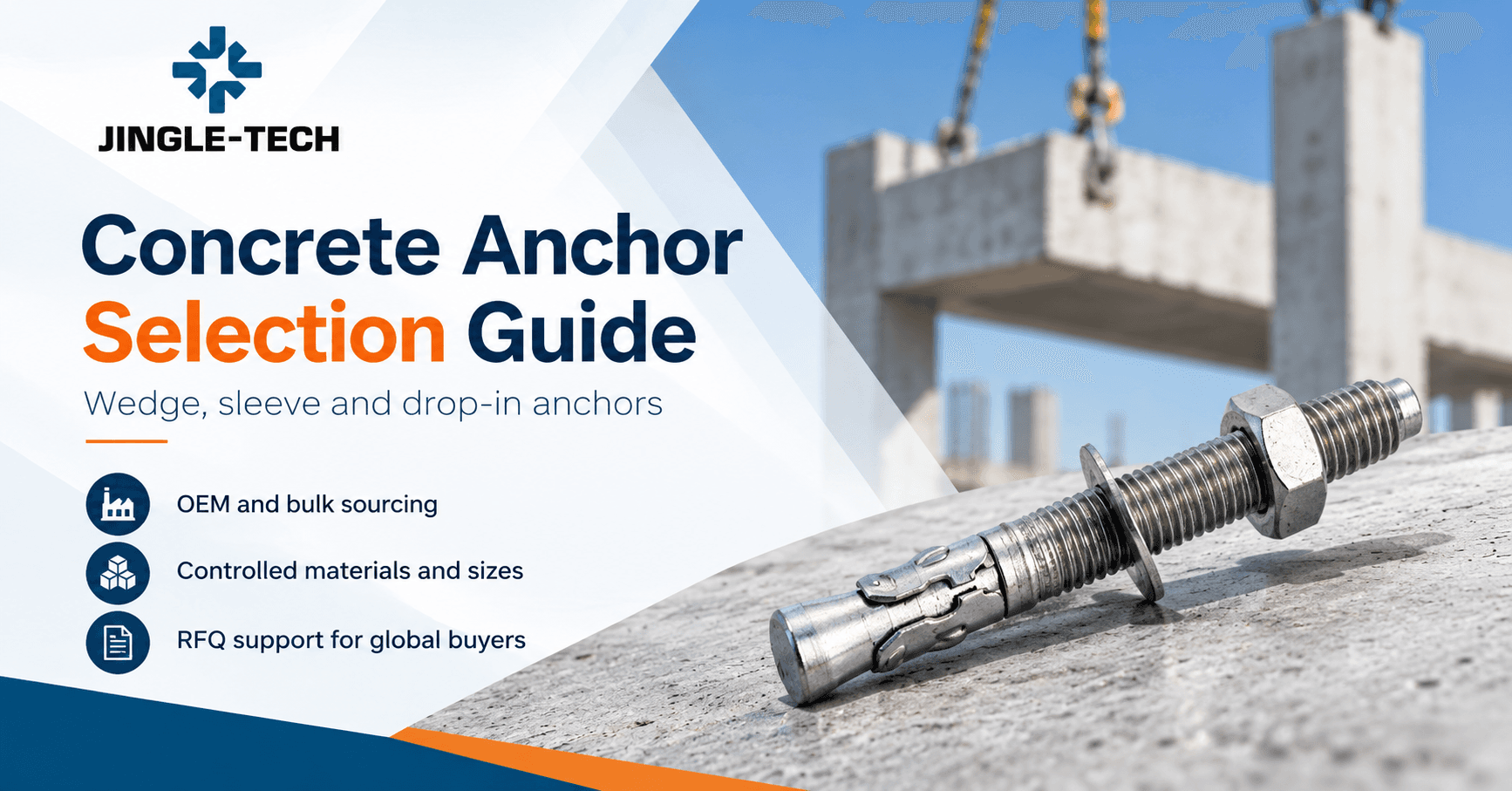 Wedge Anchor vs Sleeve Anchor vs Drop In Anchor Selection Guide